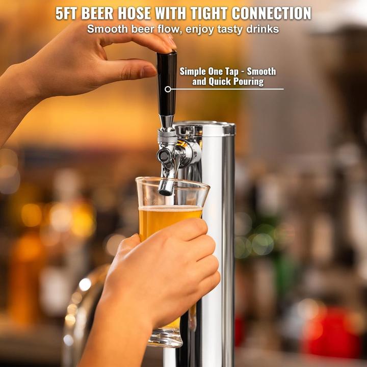 Actual product image Vevor Kegerator Tower Kit