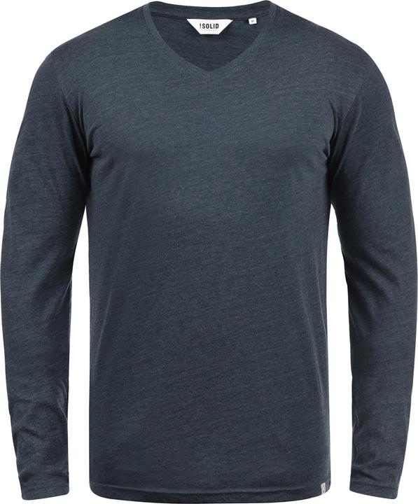Immagine prodotto Solid Beda Maglia Maglie A Maniche Lunghe Da Uomo Con Collo A V (XXL)