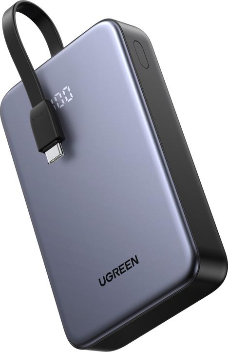Image du produit Ugreen Power Bank 20000mAh 22.5W with Integrated USB-C Cable Banque d'alimentation - 20000 mAh (20000 mAh, 22.50 W)