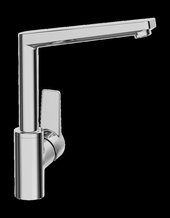 Hansa Miscelatore da cucina Hansatwist, a comando laterale, girevole, sporgenza: 193 mm, 09202203