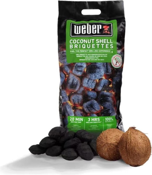 Immagine prodotto Weber Bricchette di cocco (8 kg)