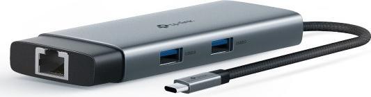 Actual product image TP-Link USB TYPE-C 6-PORT HUB 1 HDMI 1 LAN 2 USB-A 1 USB-C (USB-C, 6 Ports)