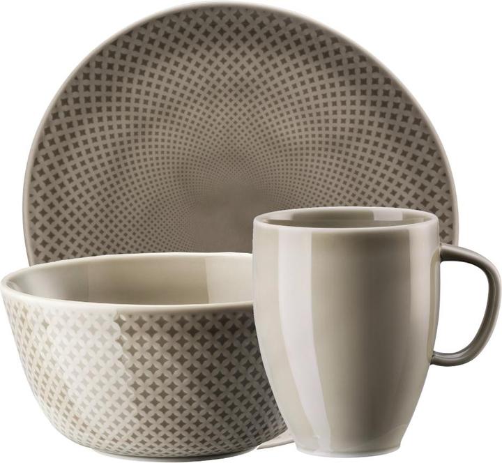 Actual product image Rosenthal Junto Pearl Grey breakfast set6 (6 pcs.)