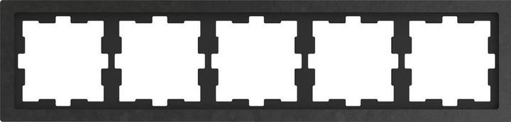 Actual product image Merten D-Life stone frame, 5gang, slate MEG4050-6547