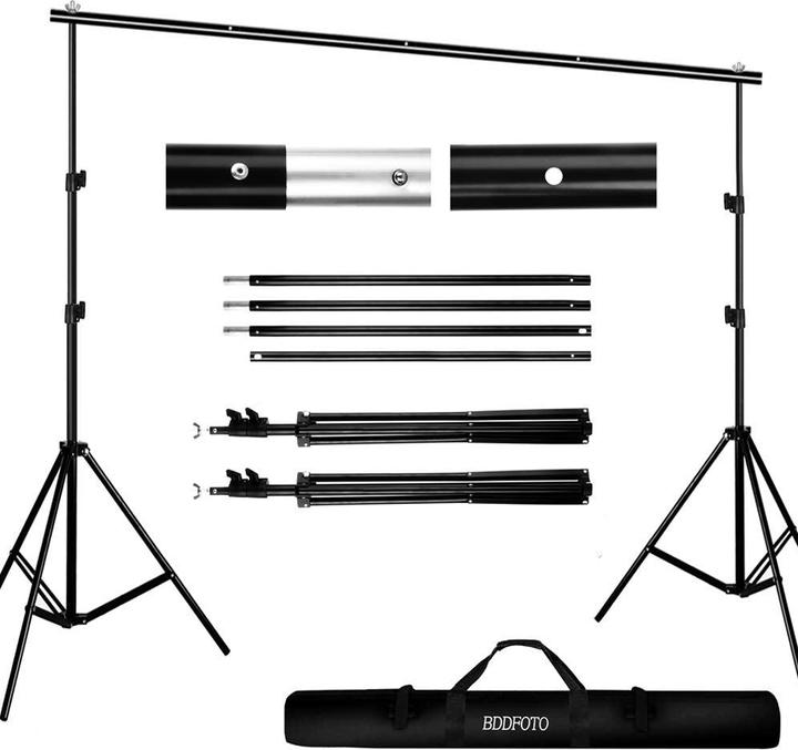 Image du produit BDDfoto Support de fond 2 x 3M Trépied