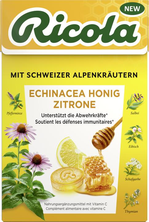 Image du produit Ricola Échinacée miel citron avec sucre (50 g)