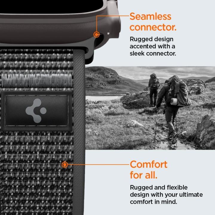 Actual product image Spigen Athlex Air 2 (44 mm, 45 mm, 46 mm, 49 mm, Fabric, Nylon, Plastic)