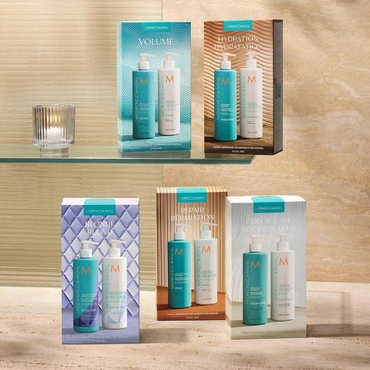 Productafbeelding Moroccanoil Extra Volume Shampoo & Conditioner (Vloeibare shampoo, 500 ml)