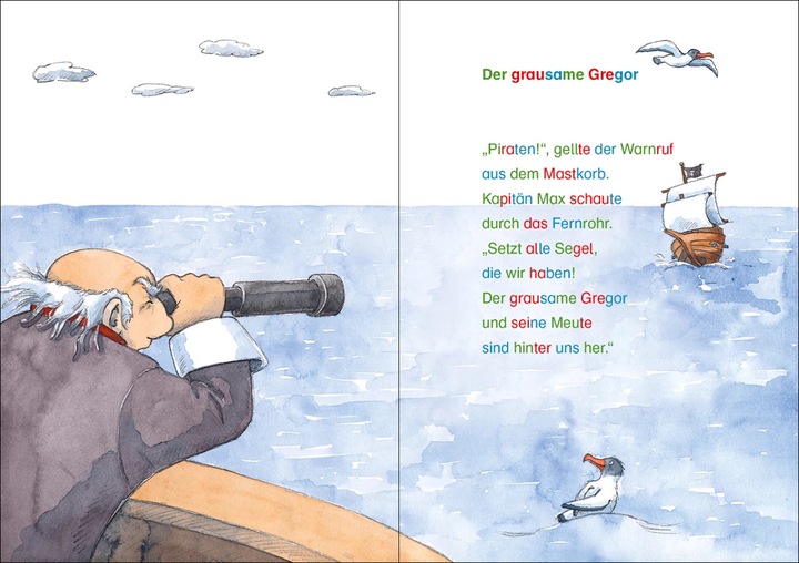 Produktbild Silbengeschichten zum Lesenlernen - Piratengeschichten (Deutsch, Alexandra Fischer-Hunold, Ines Rarisch, Loewe Erstlesebücher, 2021)