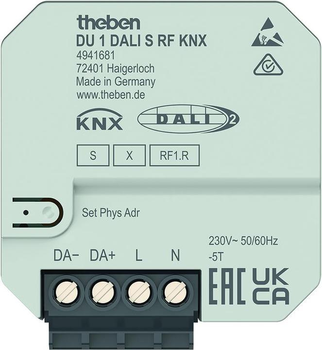 Immagine prodotto Theben Du 1 Dali S Rf Knx (Attuatore di riscaldamento)