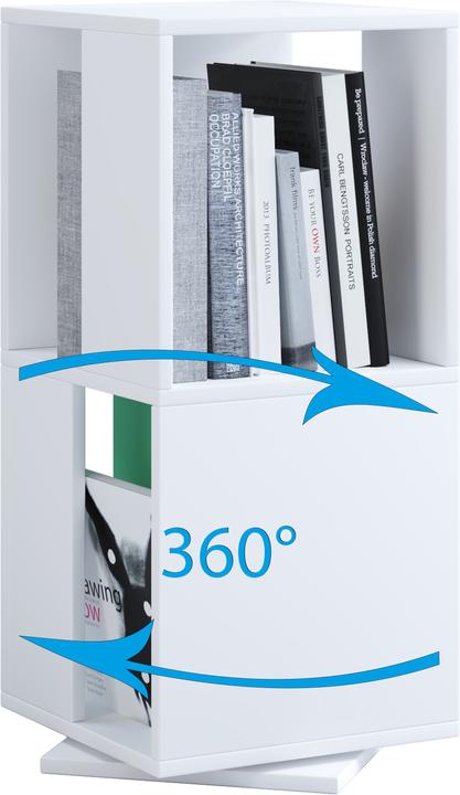 Actual product image VCM Wooden shelf rotatable Stifta L (34 x 34 x 74 cm)