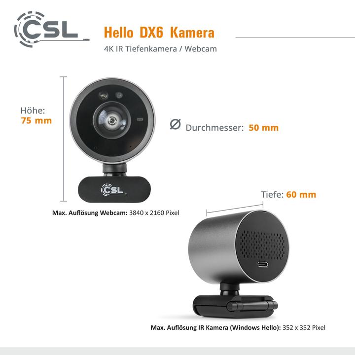 Actual product image CSL Hello DX6 WebCam (8.30 Mpx)