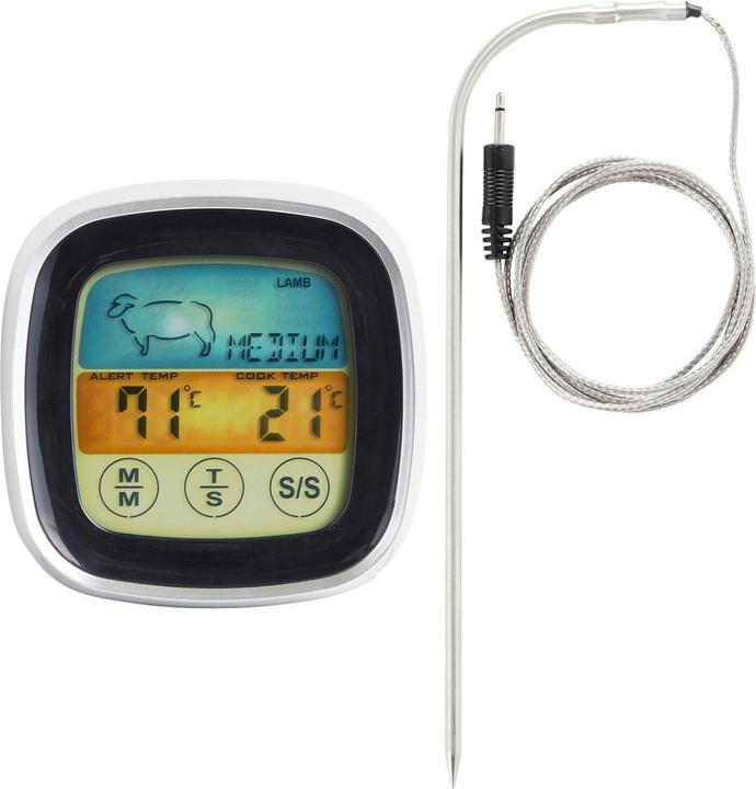 Produktbild Dangrill Fleischthermometer Digital, bis 250 Grad, Schwarz