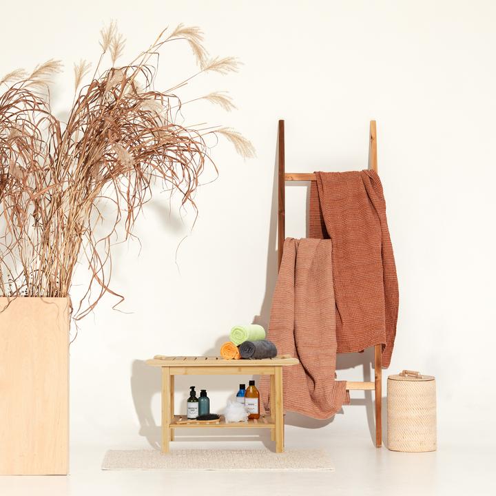 Actual product image Relaxdays Bathroom stool