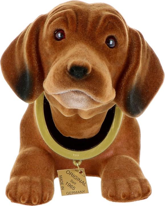Actual product image AccuCell The original Wackeldackel, lying version (Dog coat)