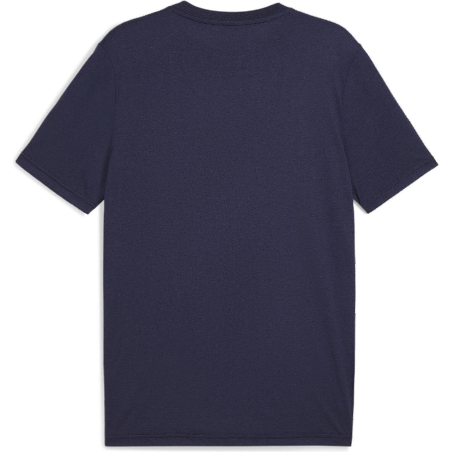 Thumbnail - Puma, Herren, Sportshirt, teamFINAL Casuals Tee (3XL), Blau, 3XL