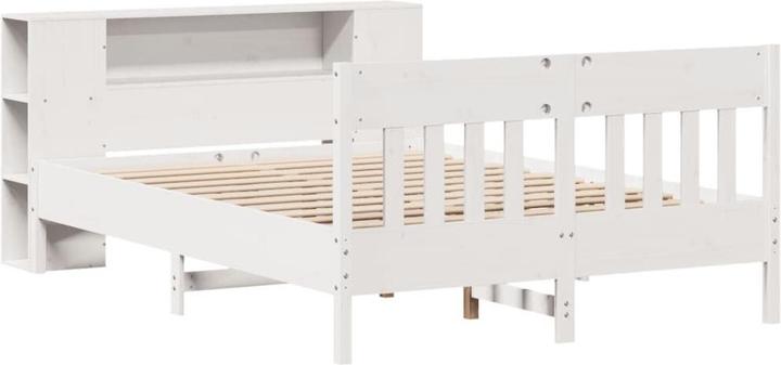 Image du produit vidaXL Bett mit Regal (140 x 190 cm)