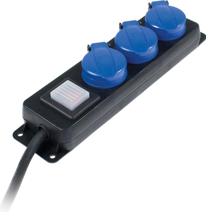 Actual product image As - Schwabe Verteilersteckdose mit Schalter (3x, CEE 7/3, 1.50 m)