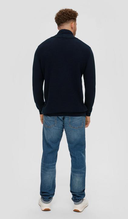 Produktbild s.Oliver Strickpullover Strickpullover mit Rollkragen (XXL)