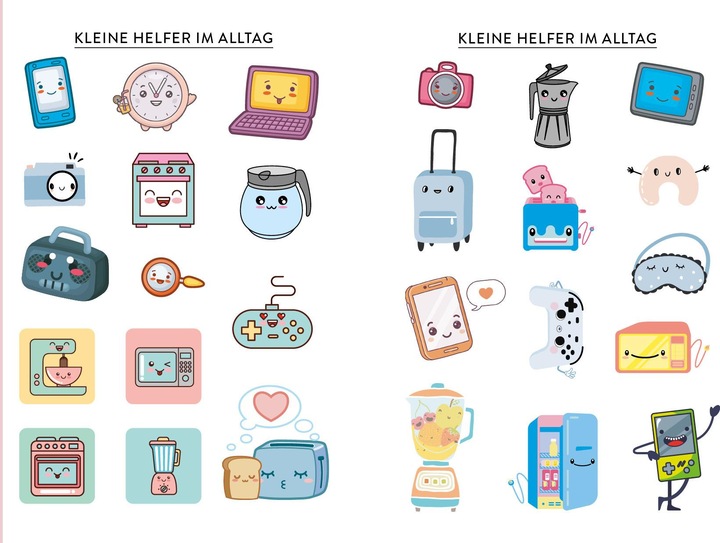 Produktbild Kawaii Stickerbuch