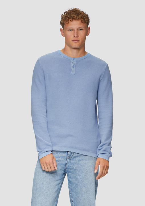 Produktbild S.Oliver Strickpullover Strickpullover mit Knopfleiste (S)
