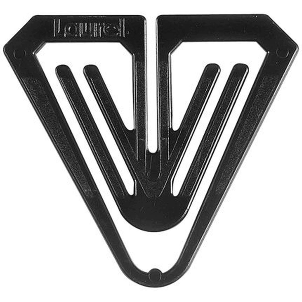 Laurel, Büroklammer, Büroklammern Plastiklips Butterfly 50mm VE=1000 Stück schwarz (1 x)