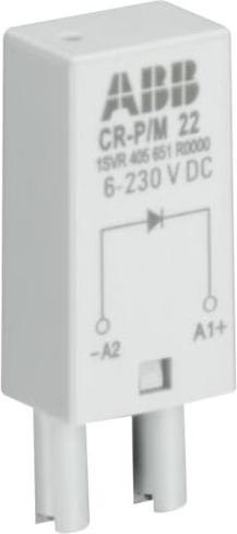 Actual product image ABB Plug-in module with green LED light CR series
