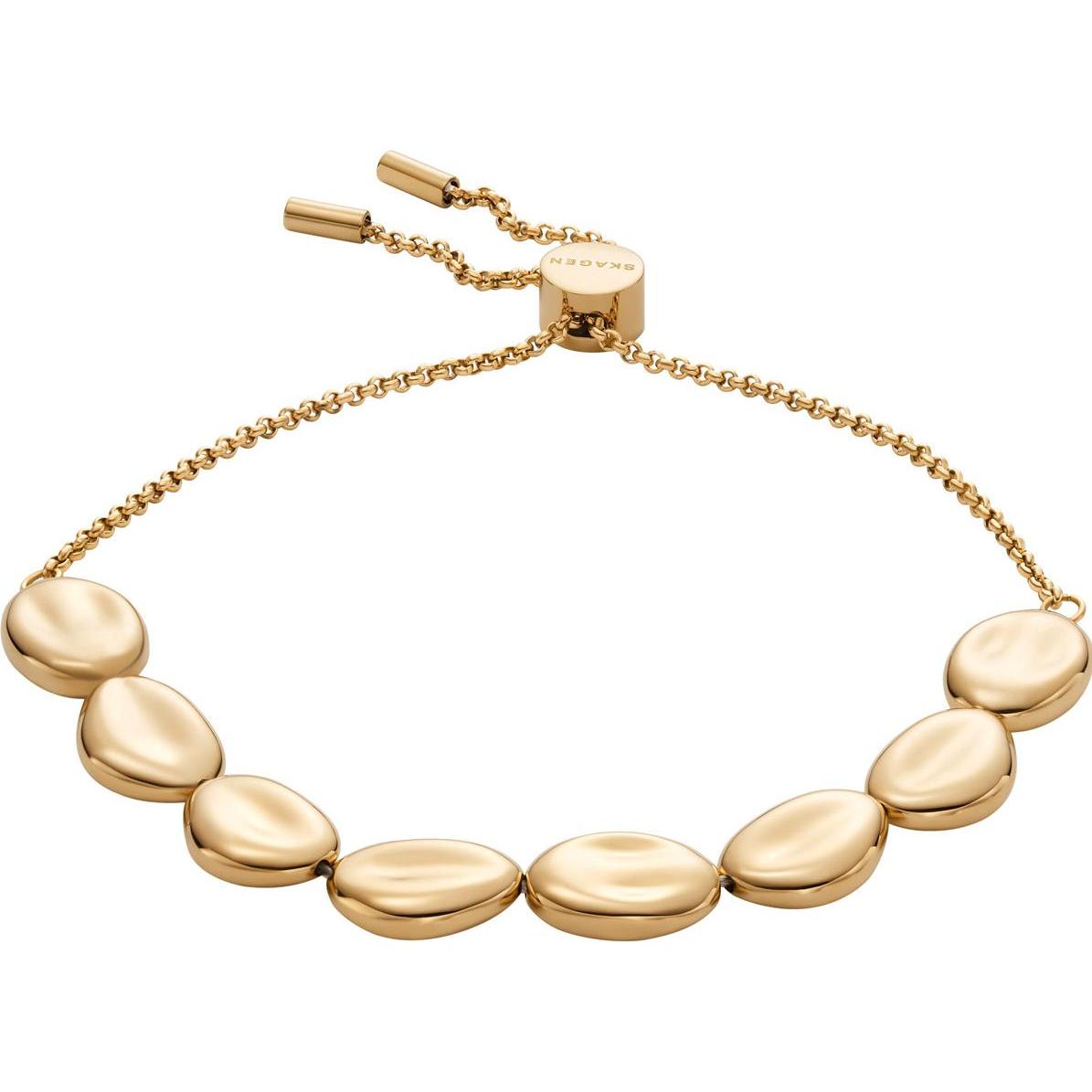 Skagen, Armschmuck, Anja Pebble Armband, (21.60 cm, Edelstahl)