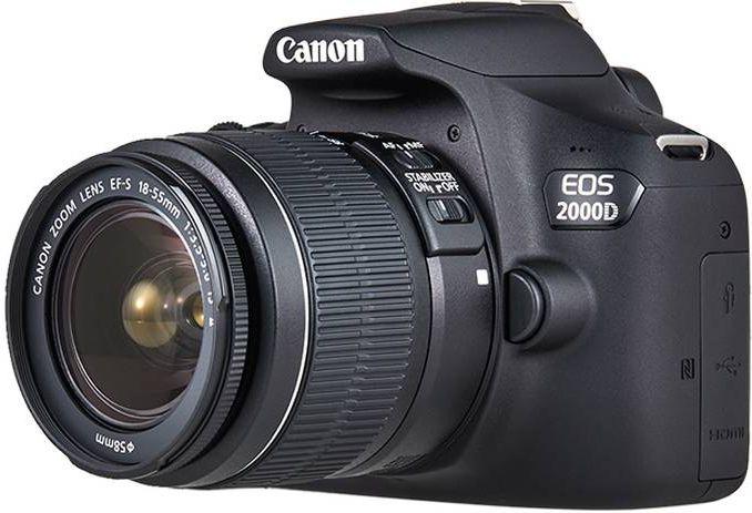 Actual product image Canon EOS 2000D Kit (18 - 55 mm, 24.10 Mpx, APS-C / DX)