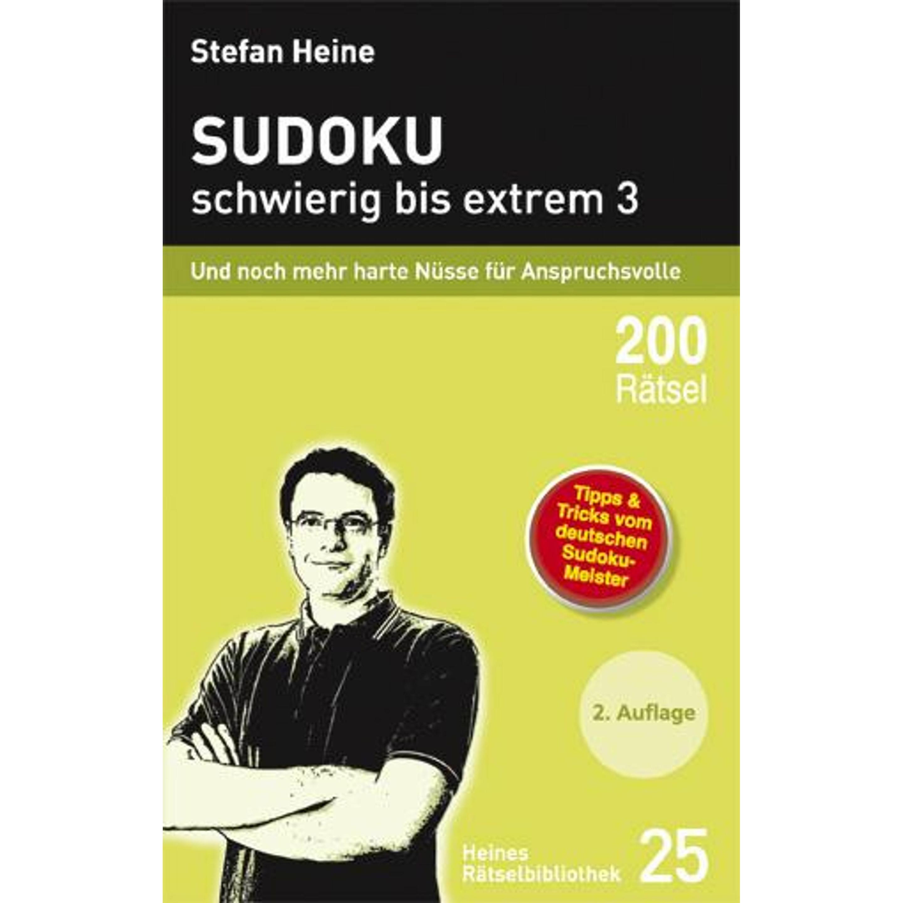 Sudoku - schwierig bis extrem 3, Sachbücher von Stefan Heine