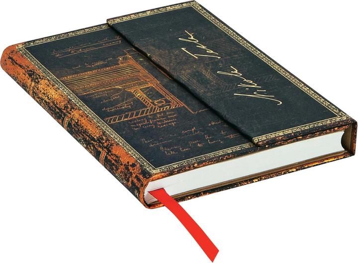 Actual product image Paperblanks Fascinating manuscripts Tesla, sketch of a turbineMiniUNL