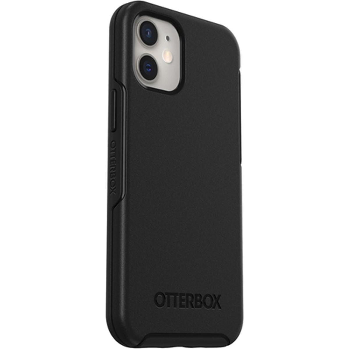 OtterBox Symmetry (Apple iPhone 12), Smartphone Hülle, Schwarz