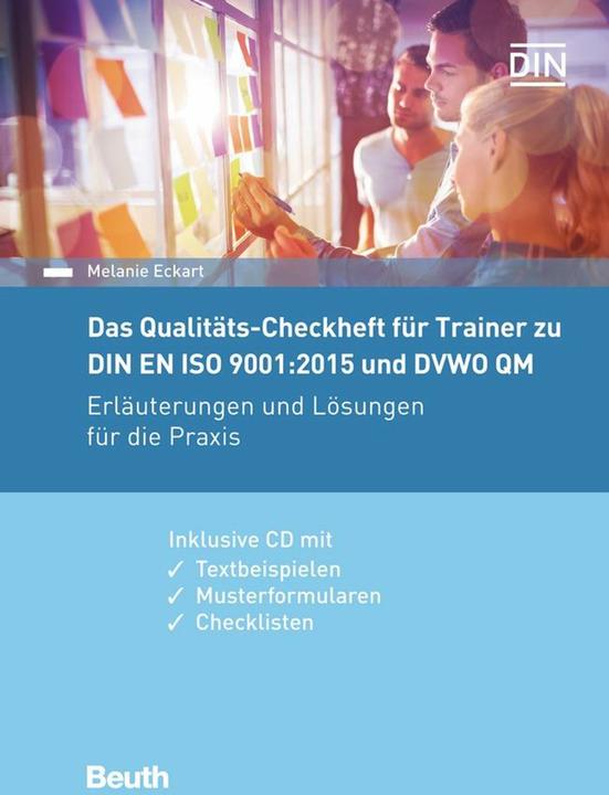 Produktbild Das Qualitäts-Checkheft für Trainer zu DIN EN ISO 9001:2015 und DVWO QM (Deutsch, Melanie Eckart, 2016)