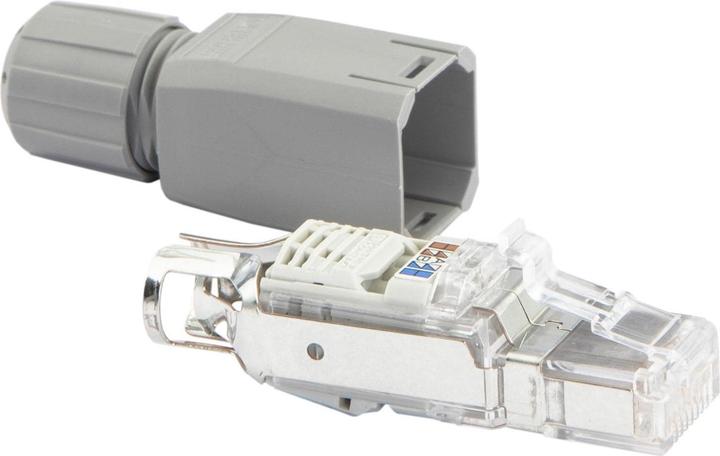 Actual product image Dätwyler Plug RJ45, IP20 Cat.5/5e field assembly (Network cable plug)