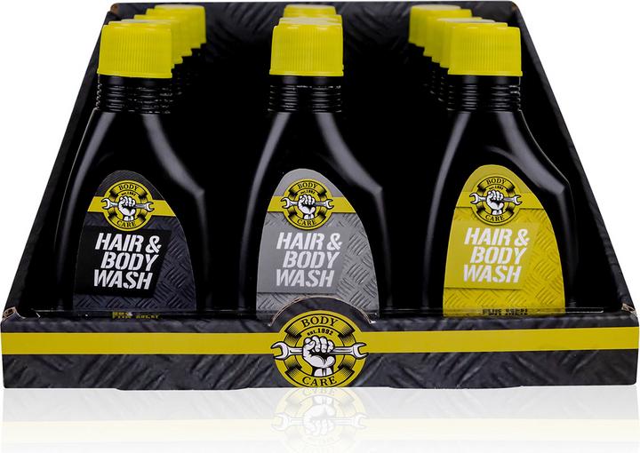 Actual product image Accentra Hair- & Body Wash BATH & BODY TOOLS in bottle (optics: motor oil bottle), 100ml, fragrance: Musk, 3