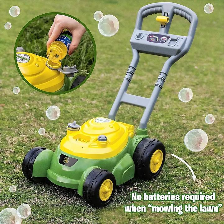 Actual product image John Deere Bubble & Fun Rasenmäher