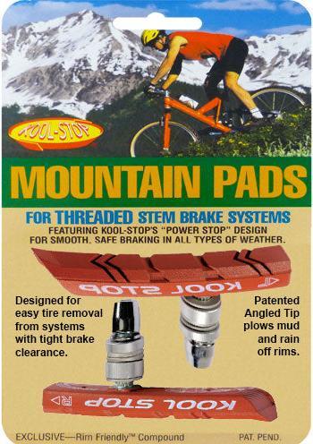 Produktbild Kool Stop MTB 2 Compound Bremsschuhe lachs/schwarz (Universal, Gummi)