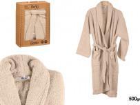 Berilo beige Bademantel 500gr l/xl (L, XL)