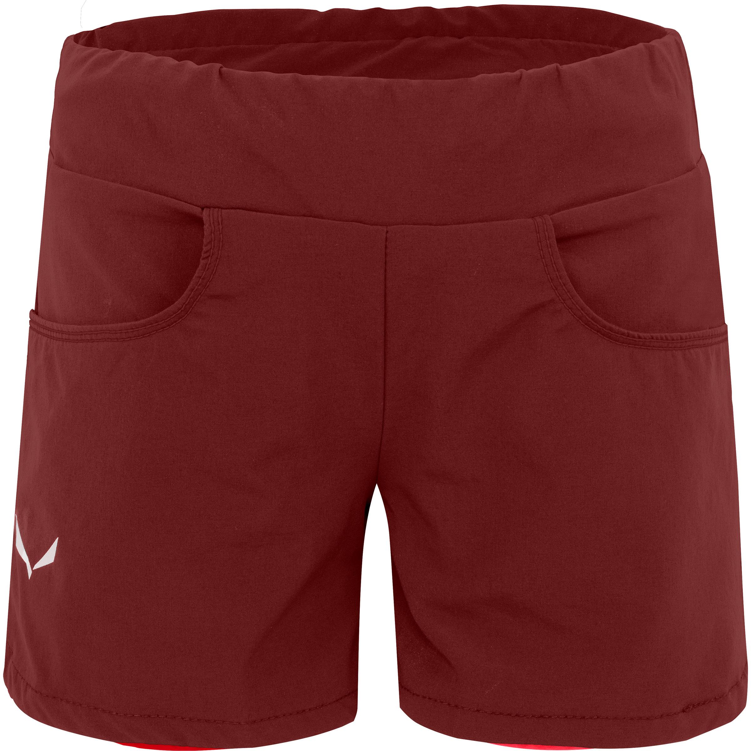 Salewa, Mädchen, Outdoorhose, Girl's Agner DST Shorts (164), Rot, 164