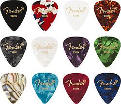 Fender 351 Medley di celluloide sottile (12 x)