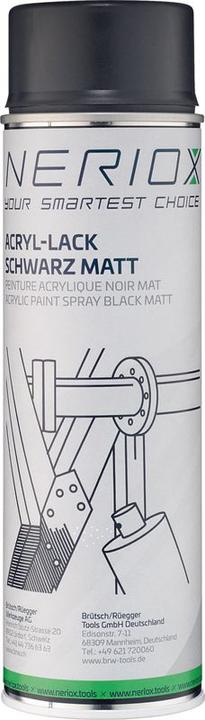 Actual product image Neriox Paint spray (Deep black, 0.50 l)