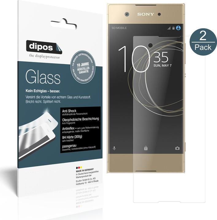 Actual product image Dipos Screen Protector Anti-Shock (1 Piece, Sony Xperia XA1)