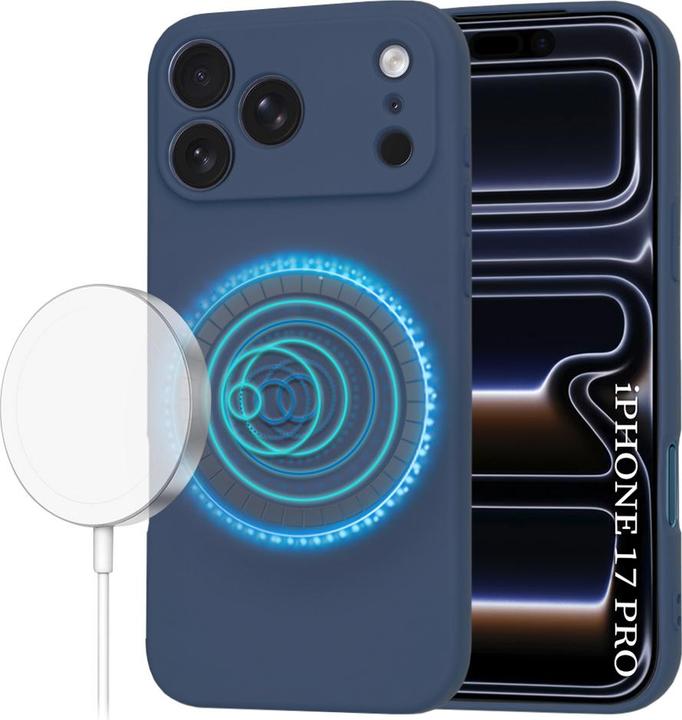 Actual product image Techsuit - SoftFlex MagSafe - iPhone 17 Pro - Navy Blue (Apple iPhone 17 Pro)