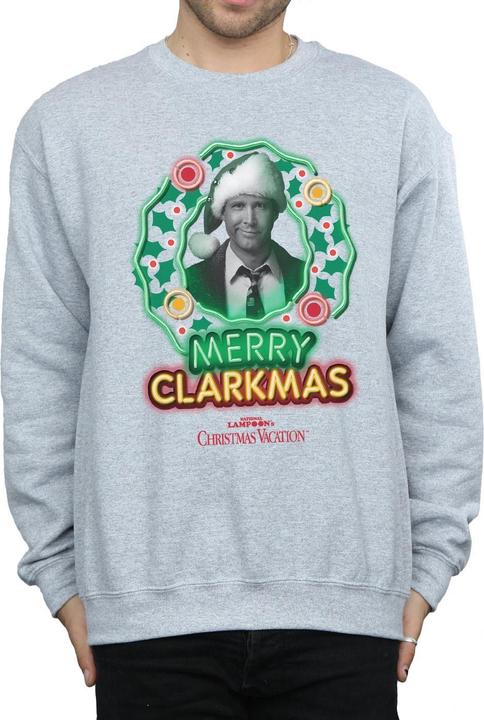 Produktbild National Lampoon´s Vacation National Lampoon's Christmas Vacation Greyscale Clarkmas Sweatshirt weihnachtliches Design (L)