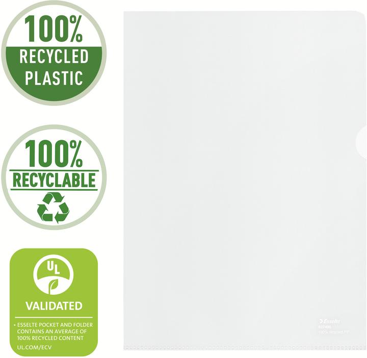 Image du produit Leitz Pochette transparente 100% recyclée A4 (A4, 100x)