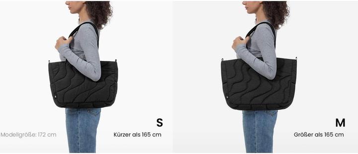 Actual product image tomtoc Terra-T38 Puffy Laptop Tote Bag, 17.5L, black (17.50 l)