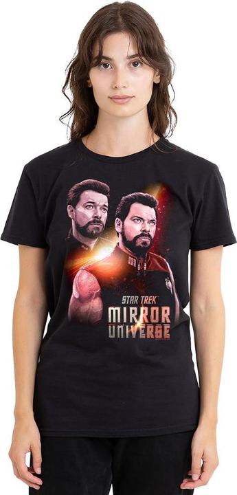Actual product image Unisex Adult Mirror Riker T-Shirt (S)