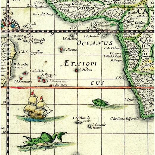 Thumbnail - Blaeu:Historische WELTKARTE 1635 - Will, Landkarte