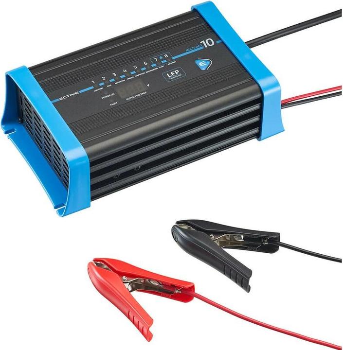 Image du produit Ective 10A 12V Chargeur de batterie au lithium Multiload 10 LFP 8 étapes pour batteries LiFePO4 (12V, 40 A)