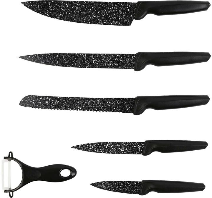 Produktbild Gourmetmaxx Messerset mit Sparschäler 6-teilig